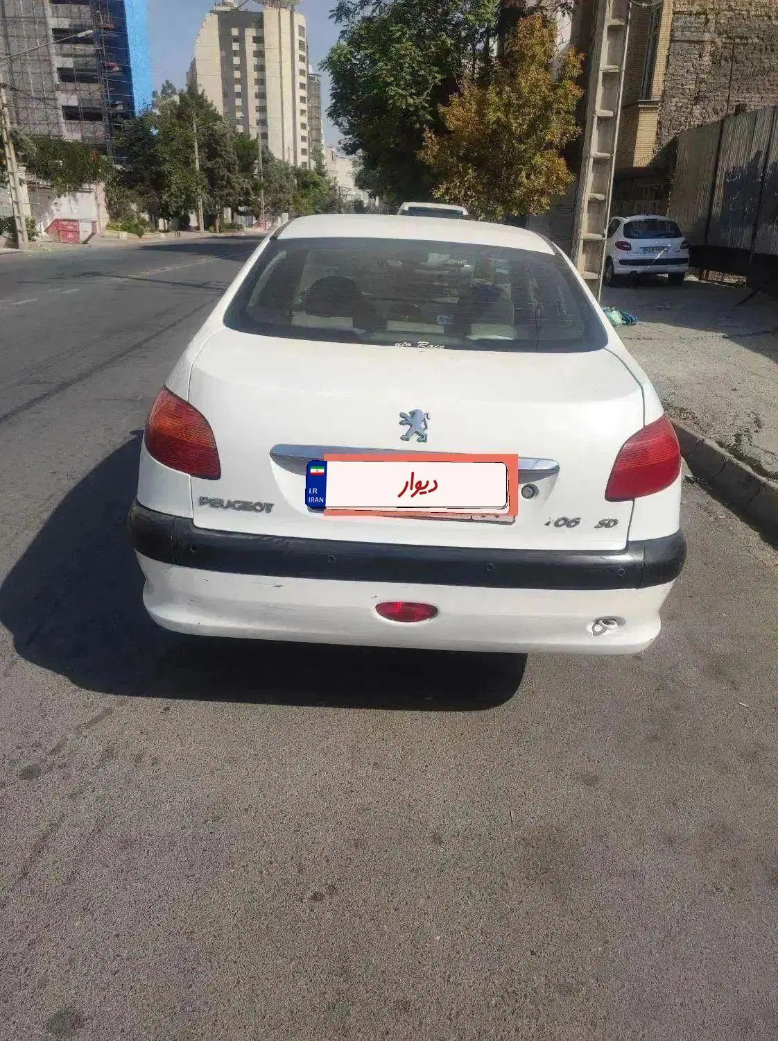 پژو ۲۰۶ صندوق دار v1 - 1388