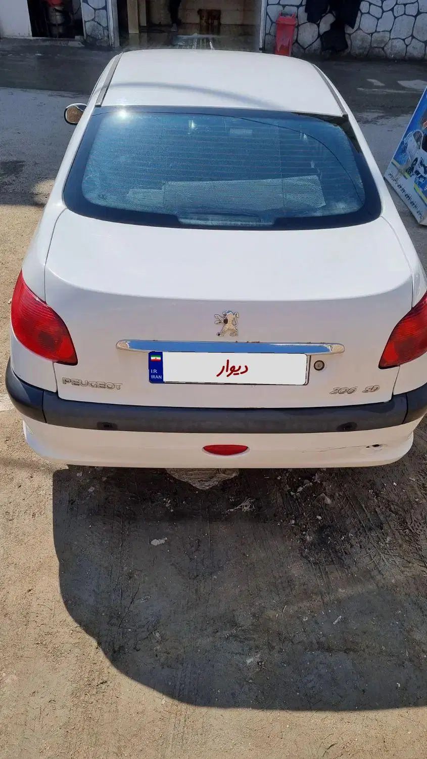 پژو ۲۰۶ صندوق دار v8 - 1397