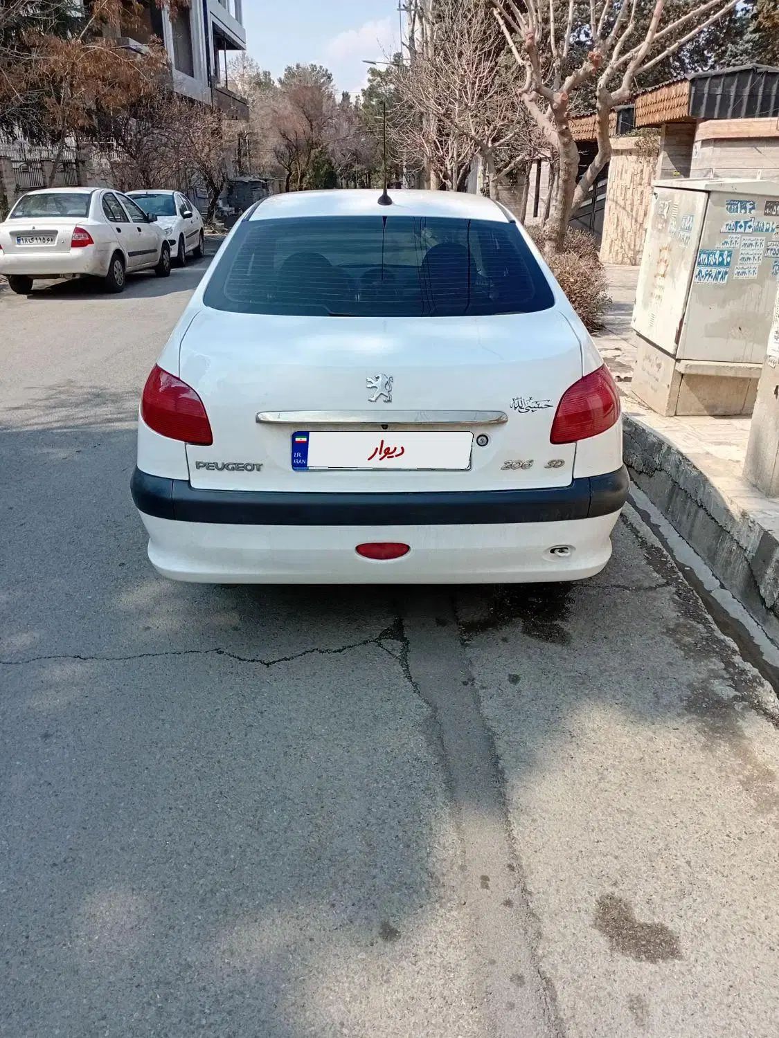 پژو ۲۰۶ صندوق دار v20 - 1388