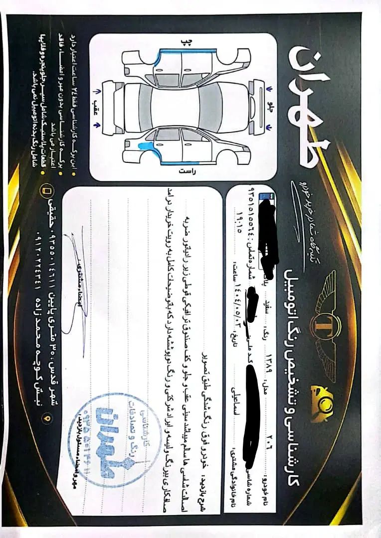 پژو 206 تیپ 6 - 1389
