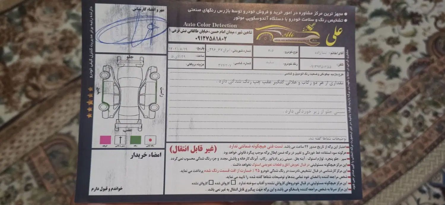 پژو ۲۰۶ صندوق دار v9 - 1390