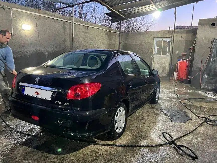 پژو ۲۰۶ صندوق دار v8 - 1388
