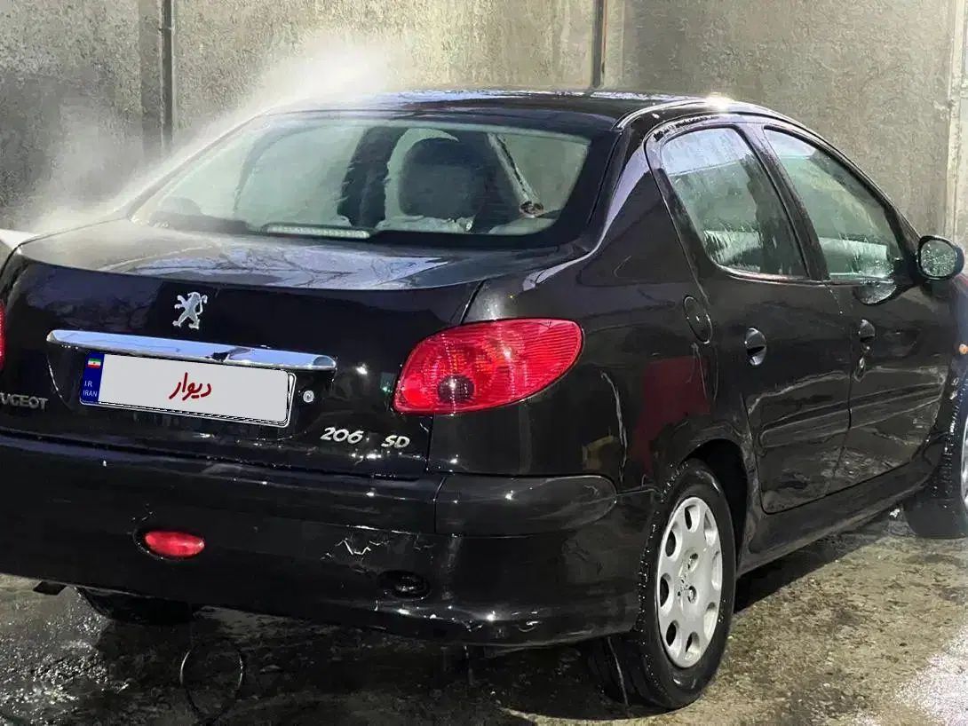 پژو ۲۰۶ صندوق دار v8 - 1388