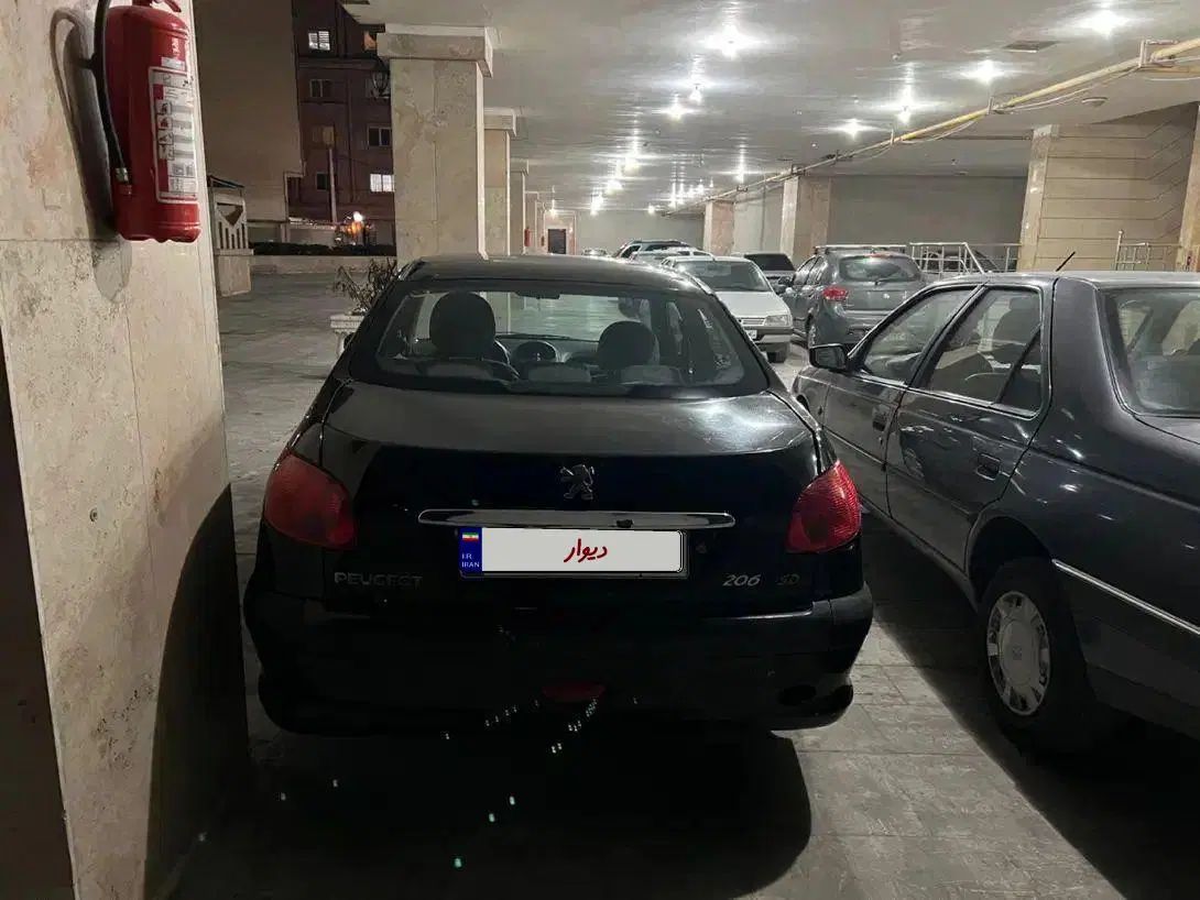 پژو ۲۰۶ صندوق دار v8 - 1388