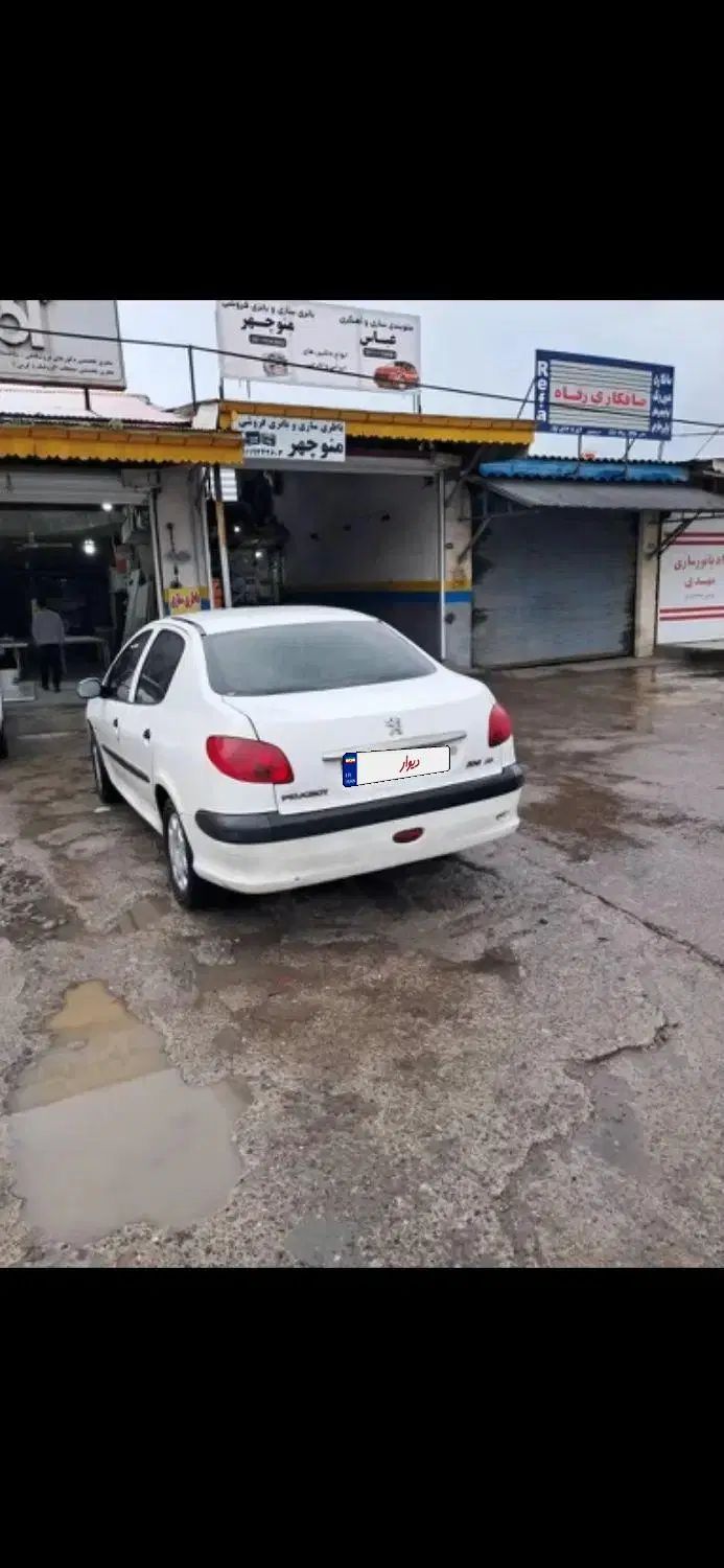 پژو ۲۰۶ صندوق دار v8 - 1389