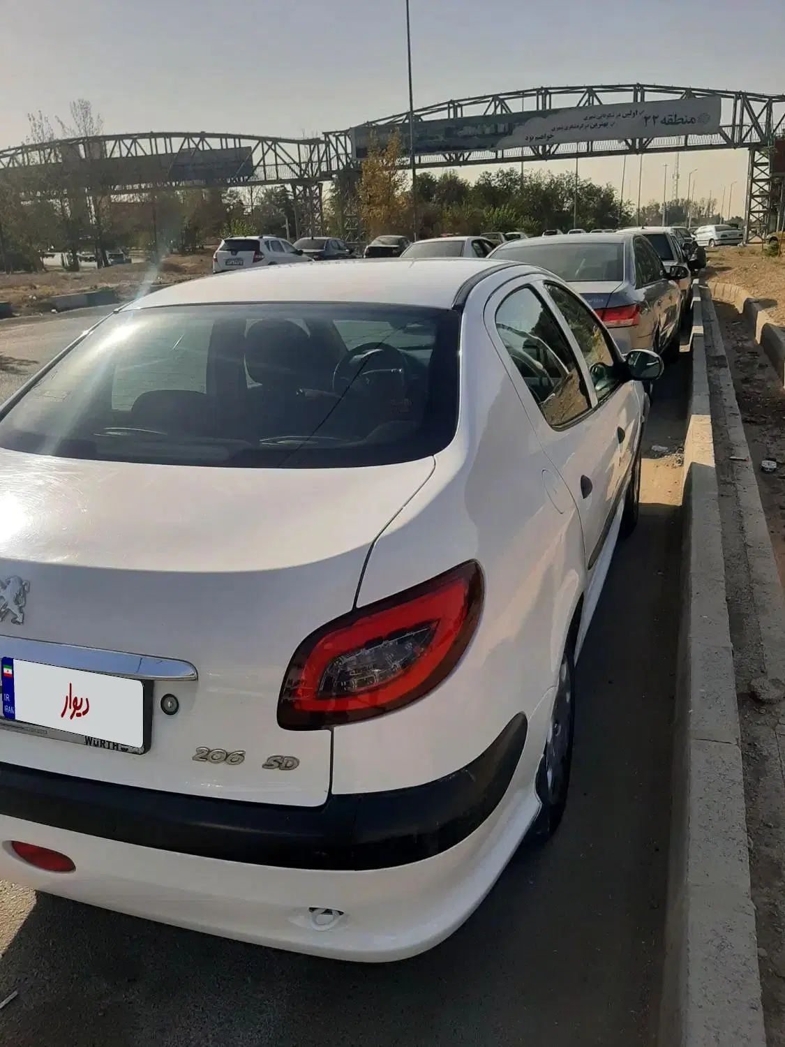پژو ۲۰۶ صندوق دار v8 - 1391