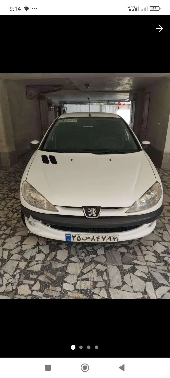 پژو ۲۰۶ صندوق دار v8 - 1390