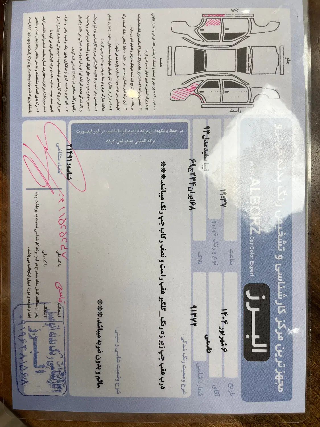 تیبا صندوق دار SX - 1393