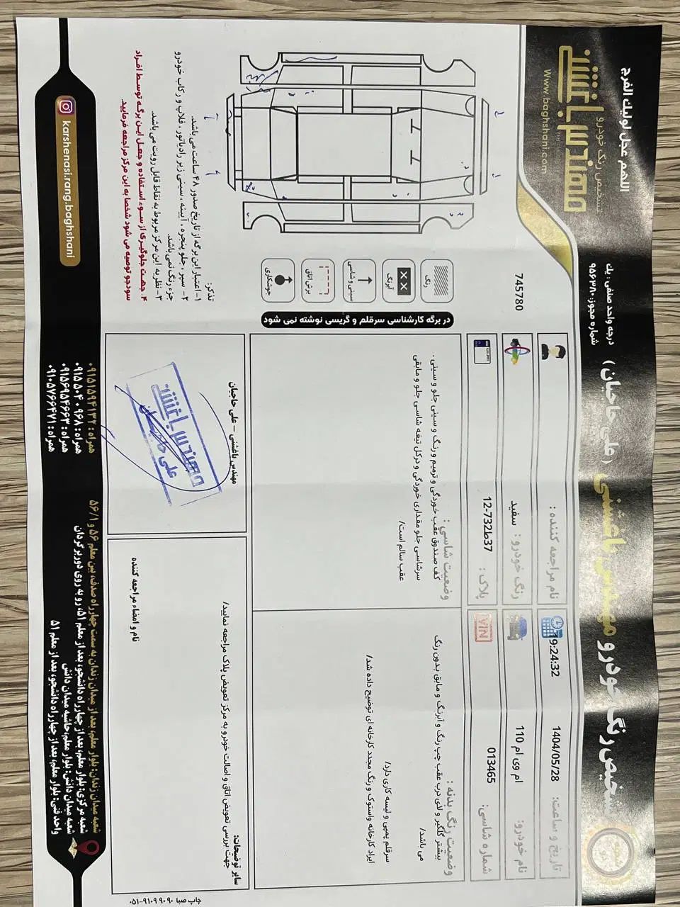 ام وی ام 110 چهار سیلندر دنده ای - 1393