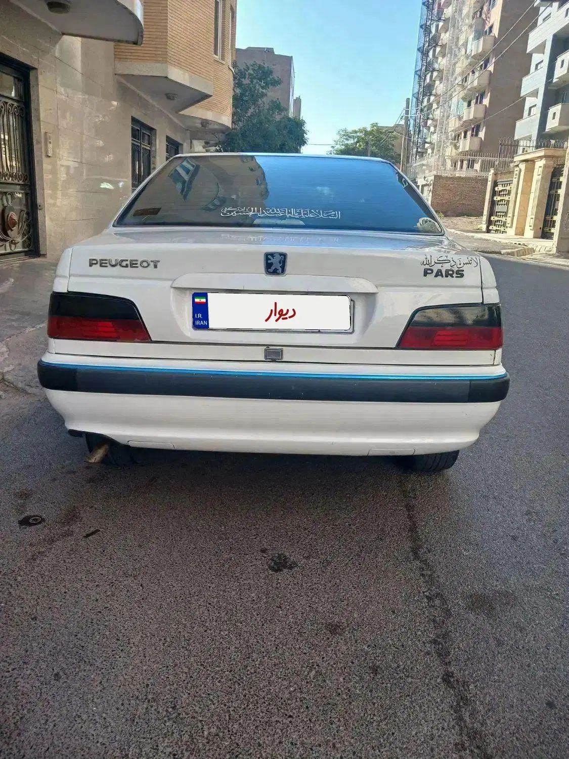 پژو پارس دوگانه سوز - 1386