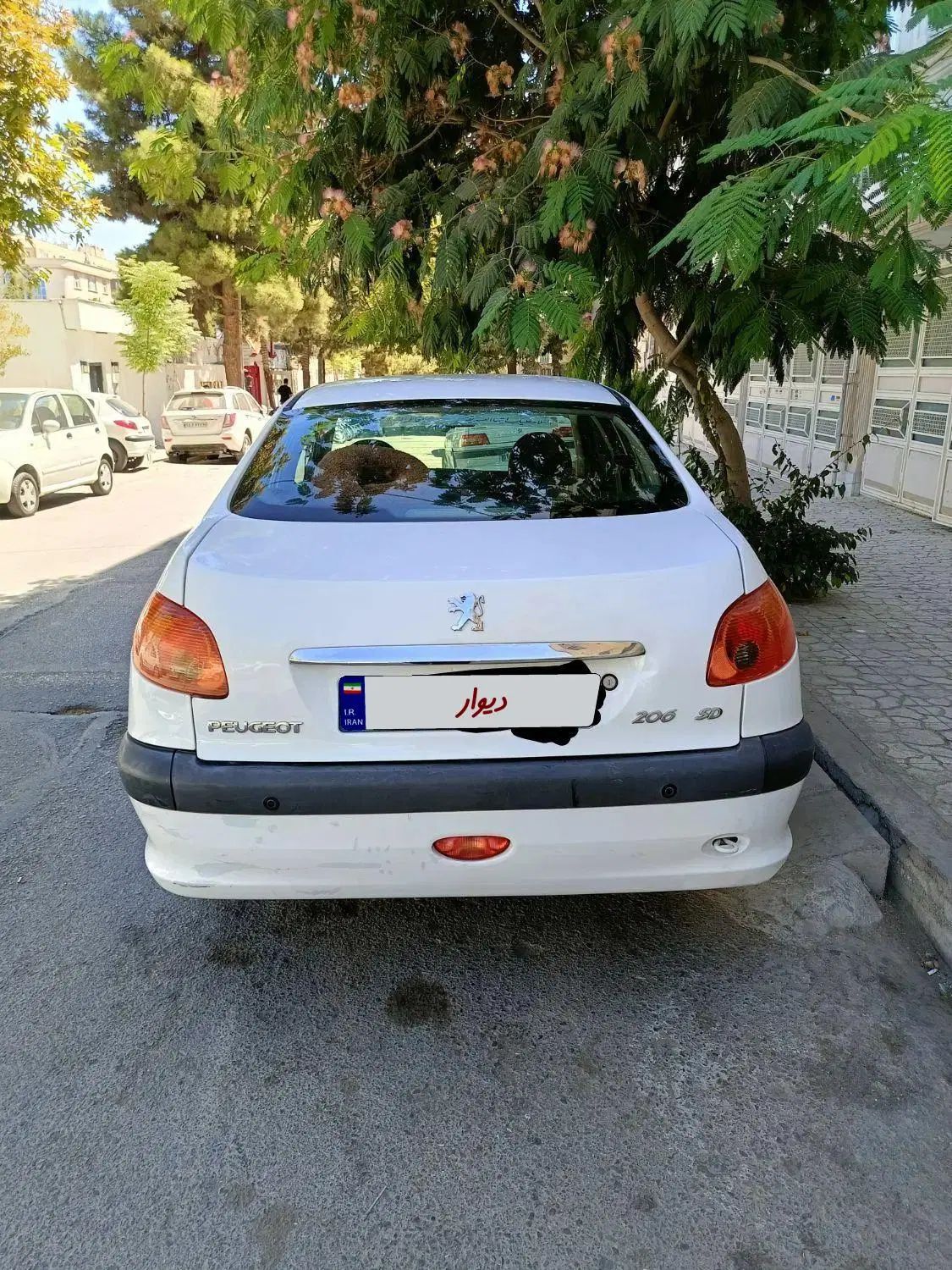 پژو ۲۰۶ صندوق دار v8 - 1393
