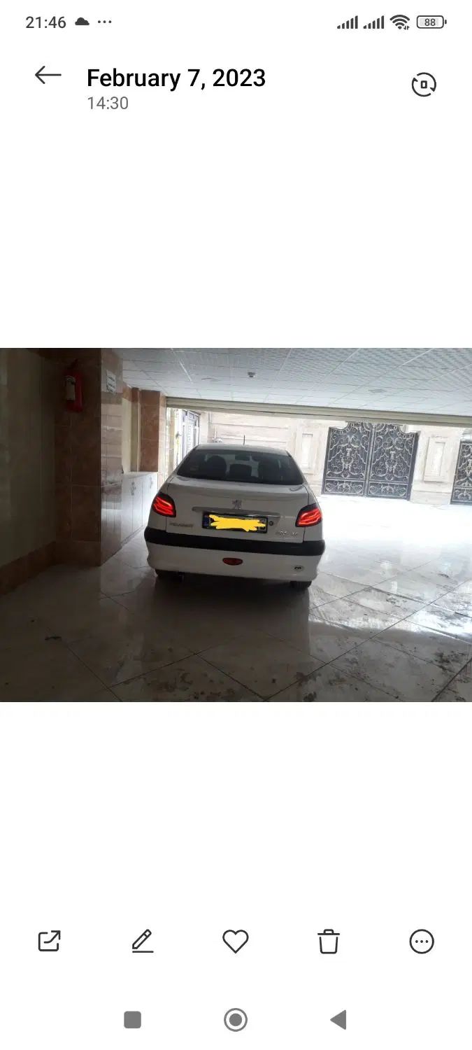 پژو ۲۰۶ صندوق دار v8 - 1397