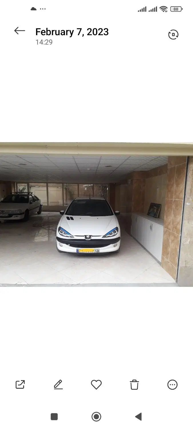 پژو ۲۰۶ صندوق دار v8 - 1397