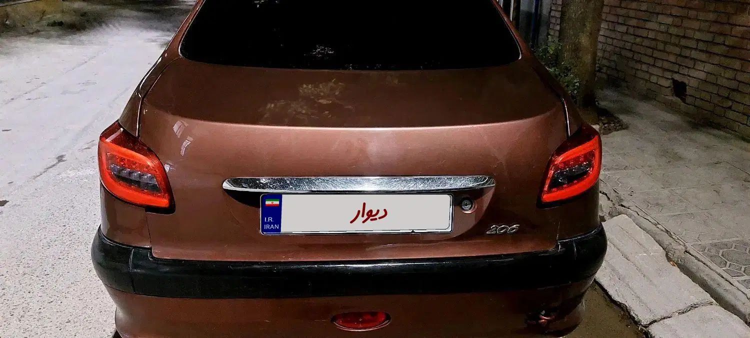 پژو ۲۰۶ صندوق دار v1 - 1388