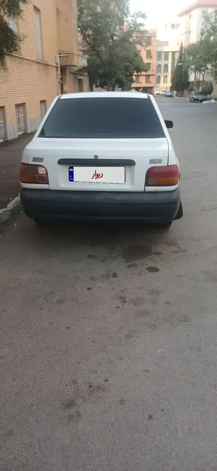 پراید صبا بنزینی - 1386