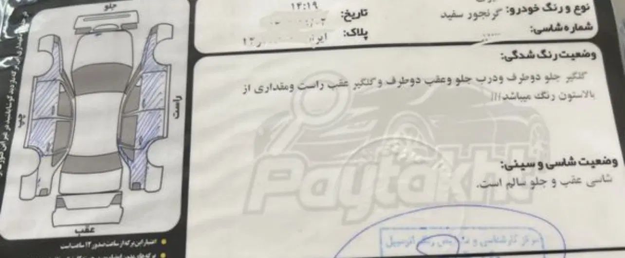 هیوندای آزرا (گرنجور) 3000cc - 2012