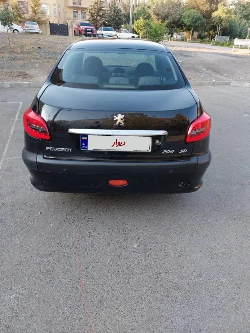 پژو ۲۰۶ صندوق دار v8 - 1395
