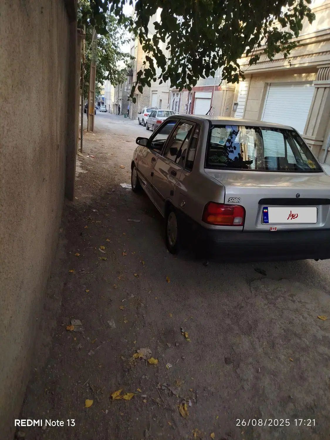 پراید صبا بنزینی - 1387