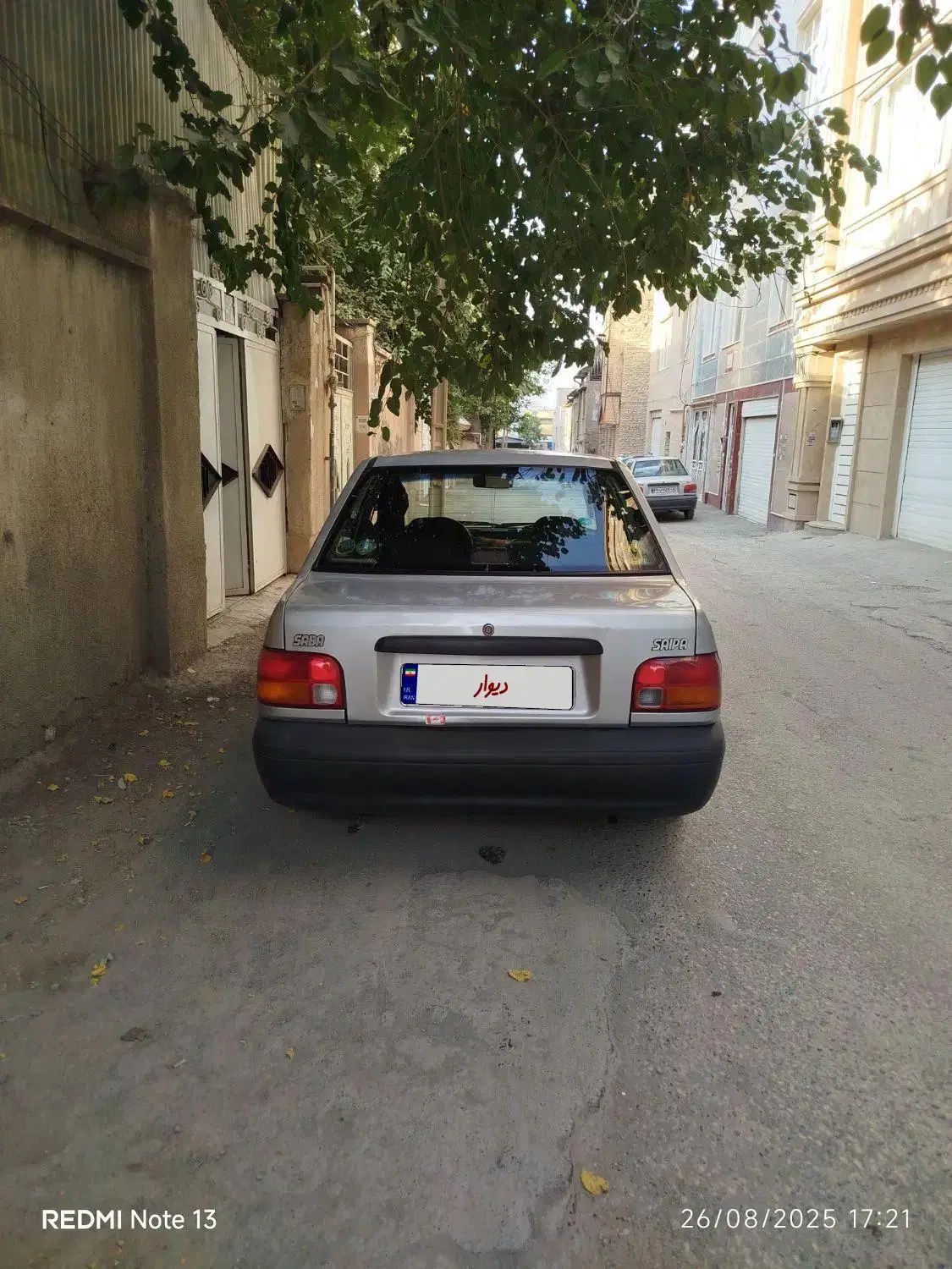 پراید صبا بنزینی - 1387