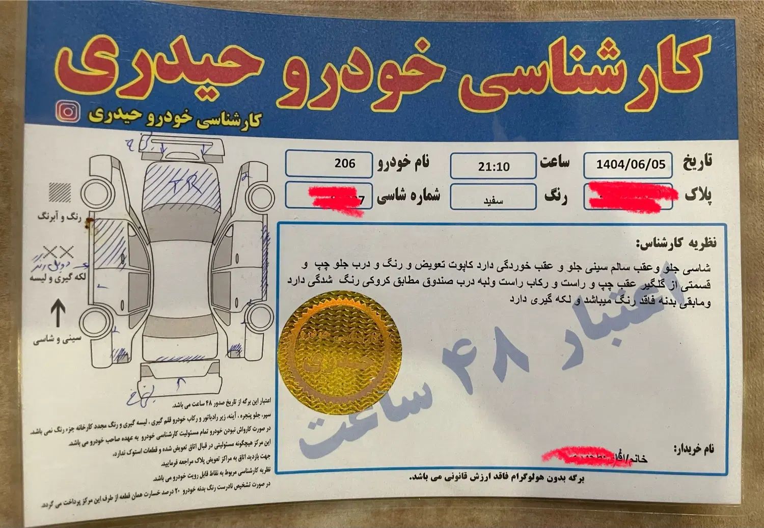 پژو 206 تیپ 2 - 1391