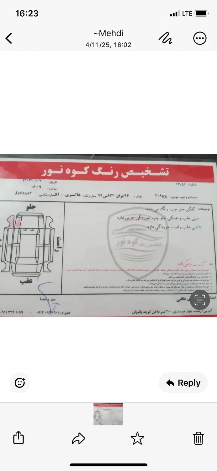 پژو 206 تیپ 2 - 1391