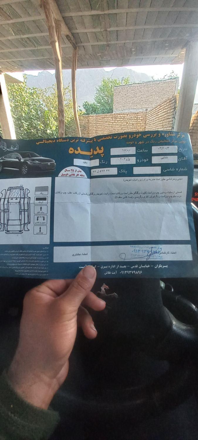 پژو 206 تیپ 5 - 1393