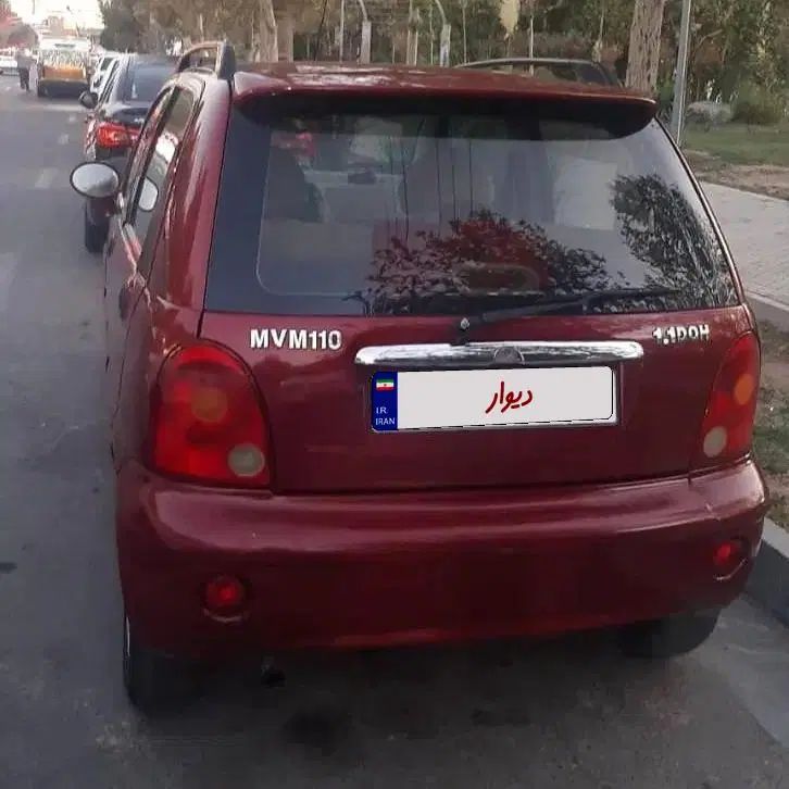 ام وی ام 110 چهار سیلندر دنده ای - 1391
