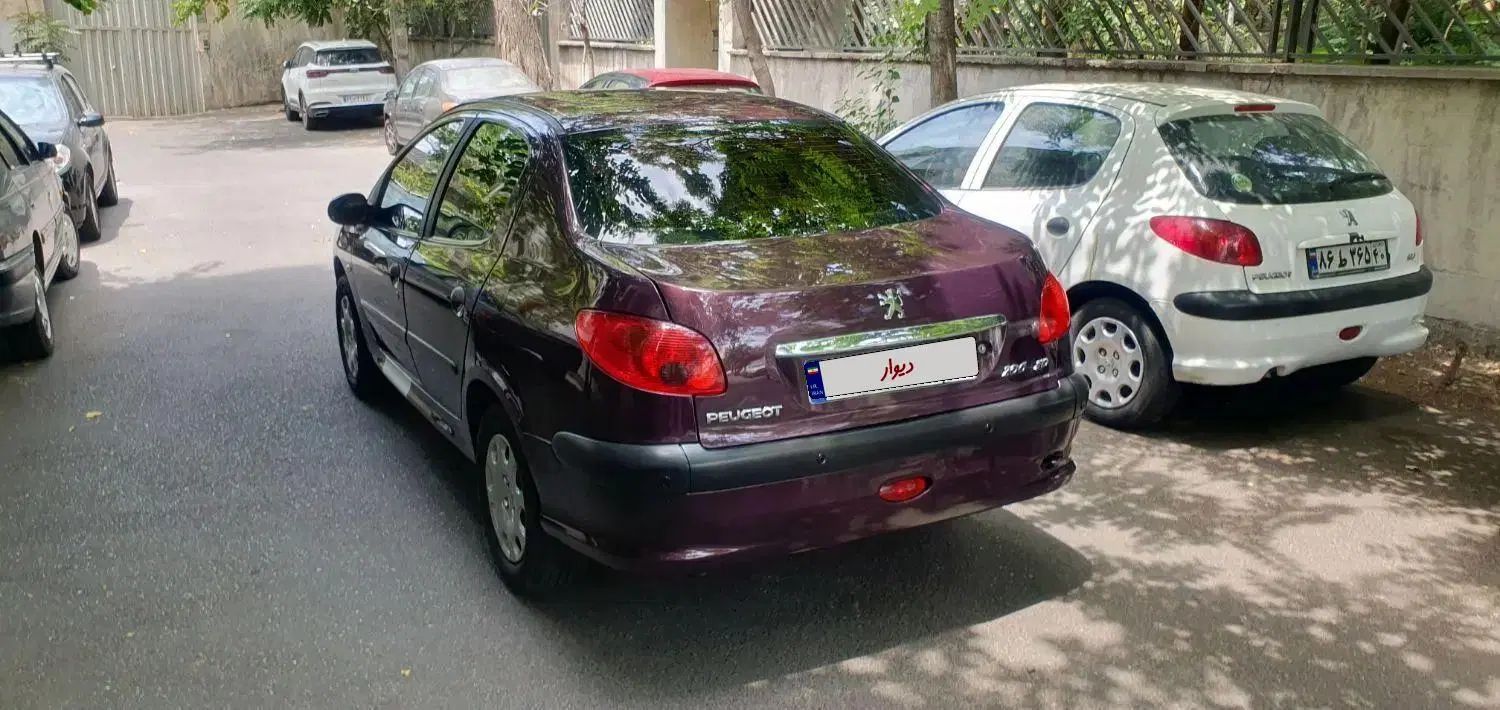 پژو ۲۰۶ صندوق دار v8 - 1391
