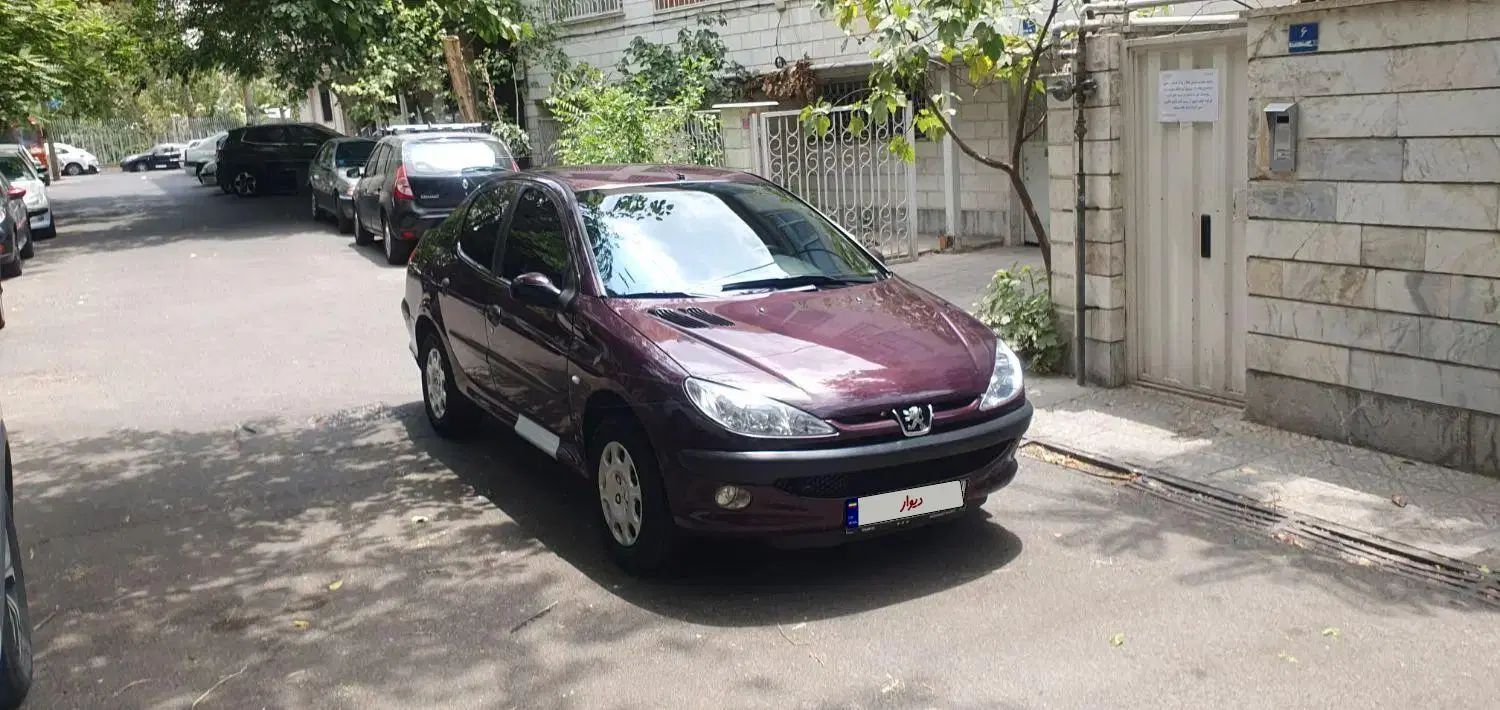 پژو ۲۰۶ صندوق دار v8 - 1391