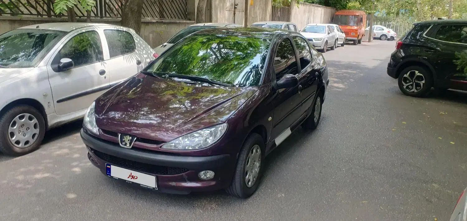 پژو ۲۰۶ صندوق دار v8 - 1391