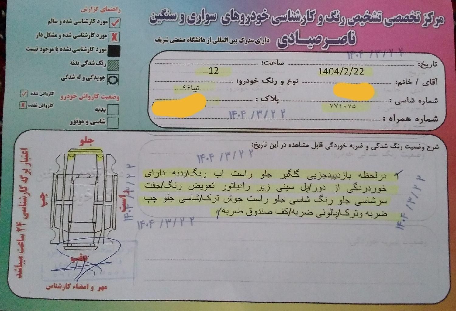 تیبا صندوق دار SX - 1396