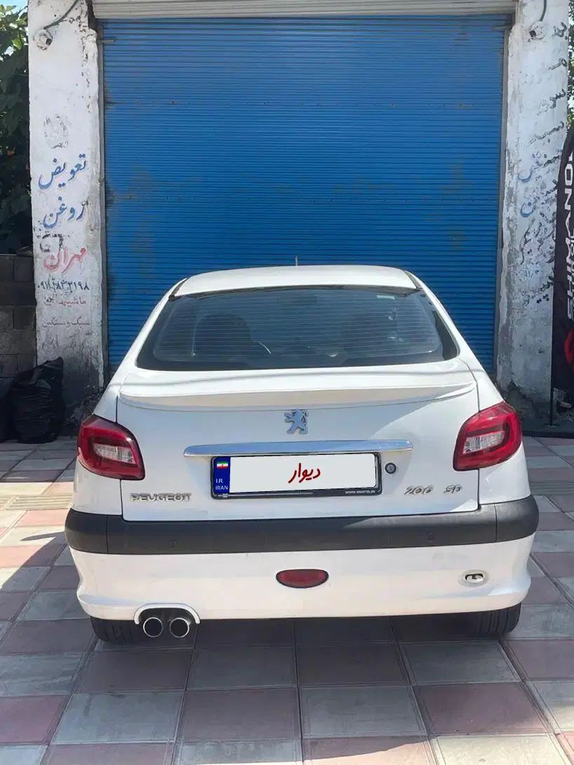 پژو ۲۰۶ صندوق دار v8 - 1394