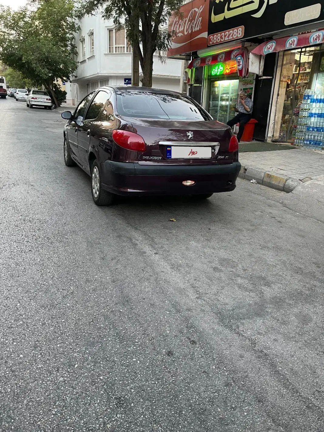 پژو ۲۰۶ صندوق دار v8 - 1389
