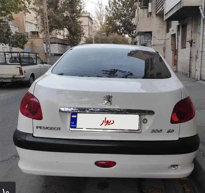 پژو ۲۰۶ صندوق دار v8 - 1397