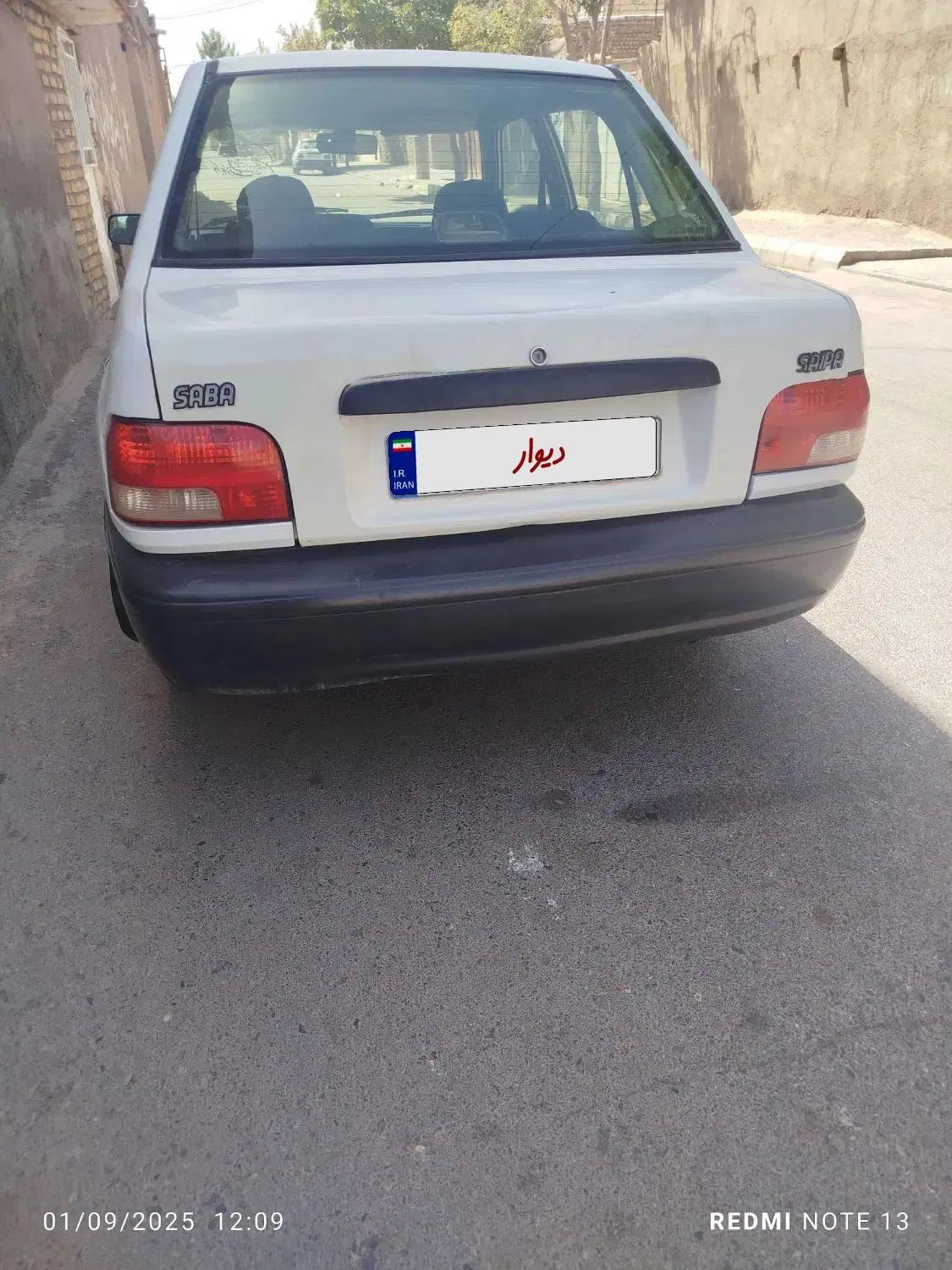 پراید صبا بنزینی - 1385
