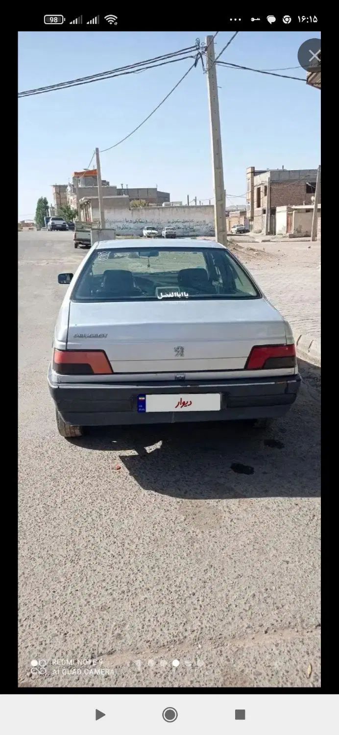 پژو روآ G2 دوگانه سوز - 1389