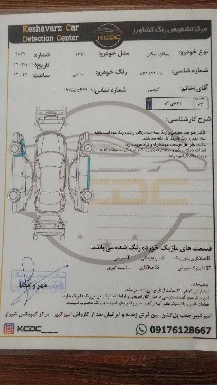پژو آردی RDI - 1383