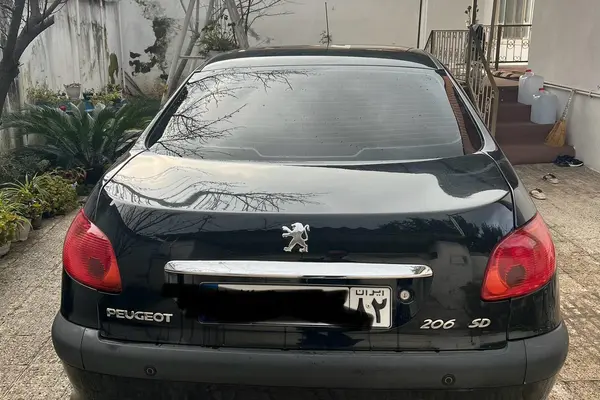 پژو ۲۰۶ صندوق دار v8 - 1395