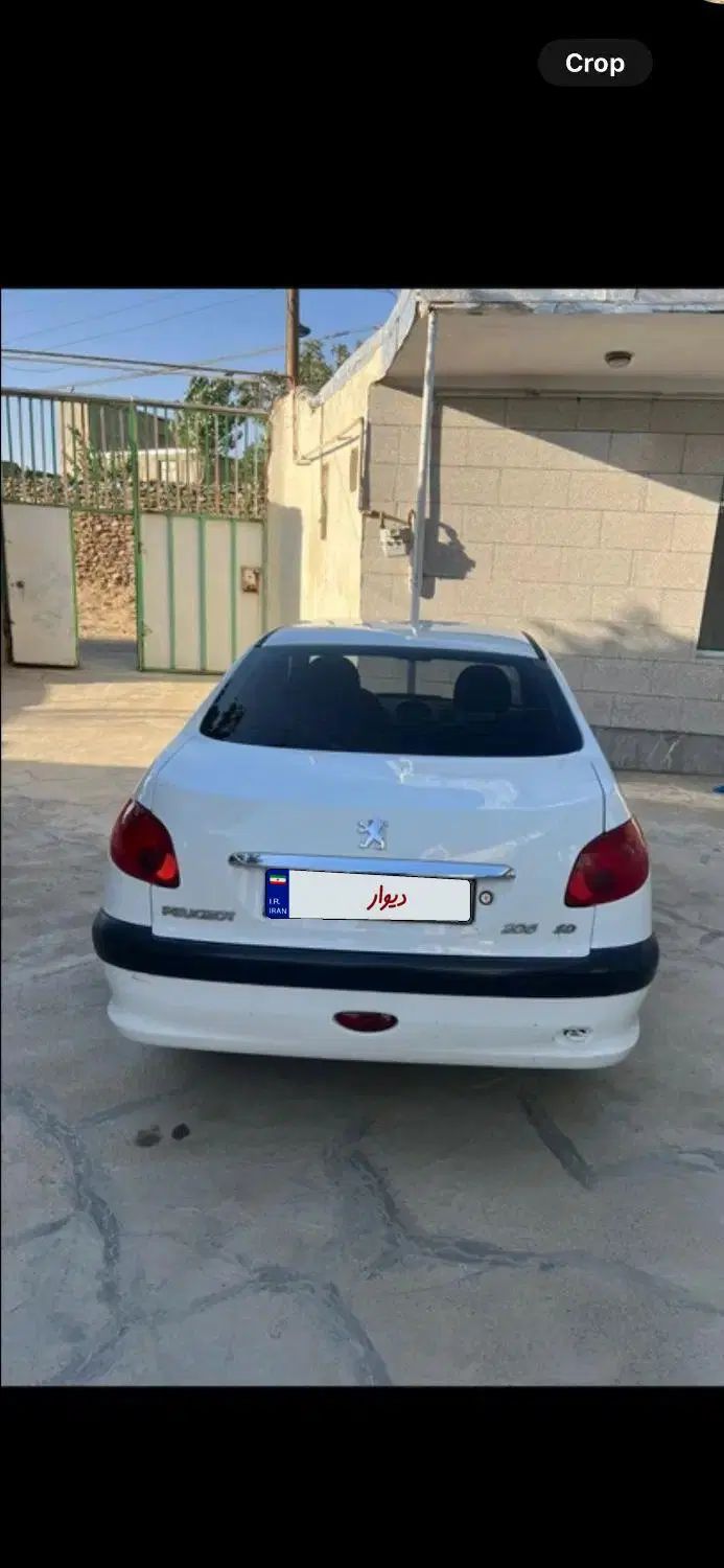 پژو ۲۰۶ صندوق دار v8 - 1395