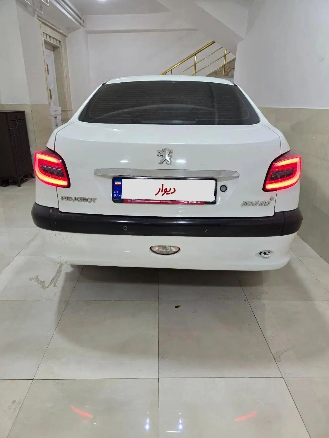 پژو ۲۰۶ صندوق دار v8 - 1389