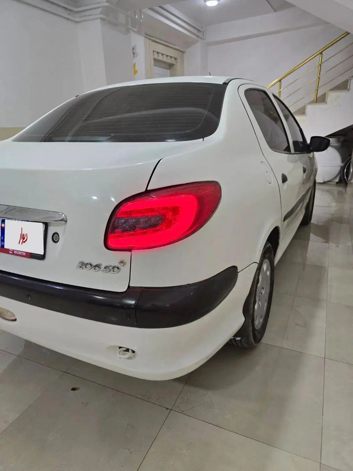 پژو ۲۰۶ صندوق دار v8 - 1389