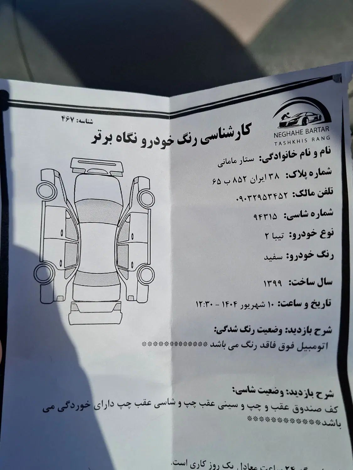 تیبا 2 EX رینگ آلومینیومی - 1399