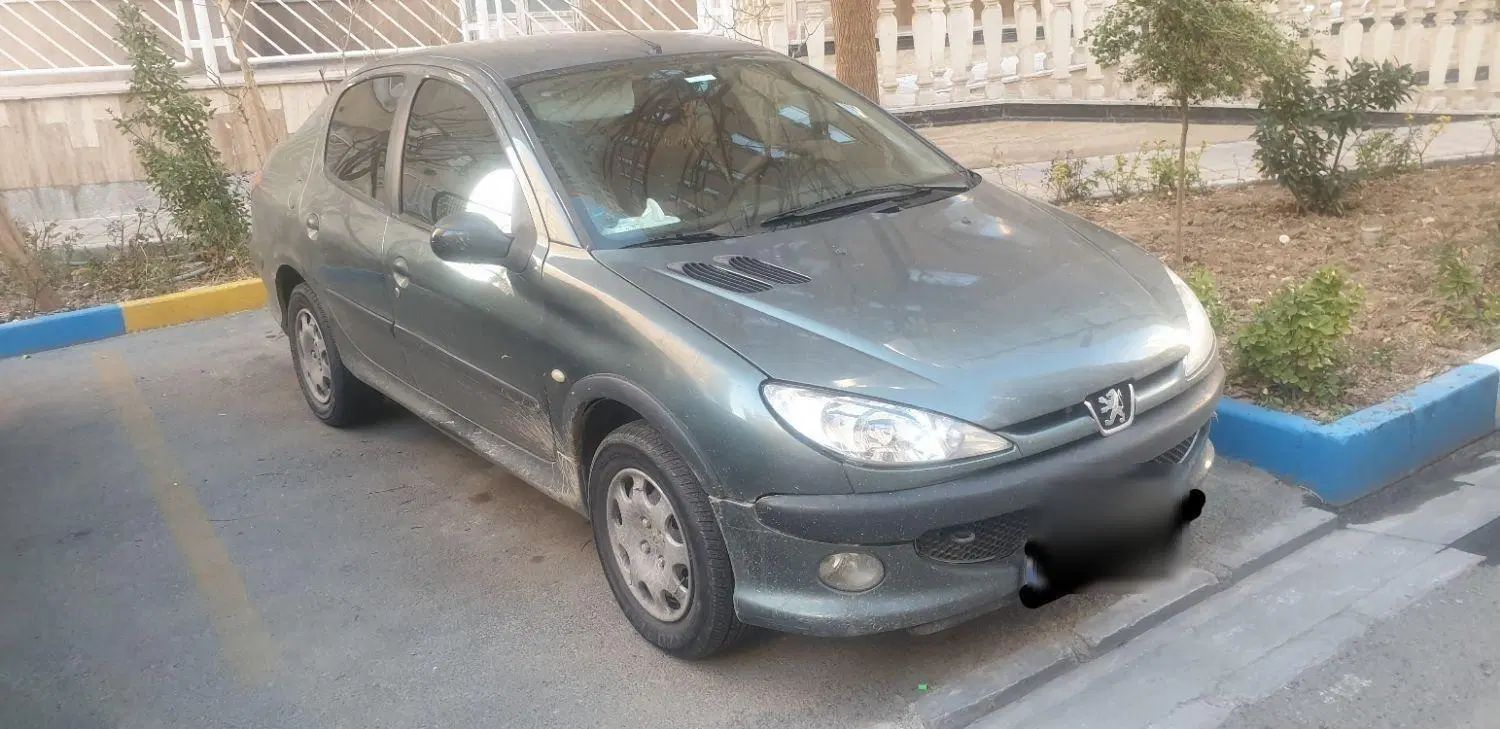 پژو ۲۰۶ صندوق دار v8 - 1386