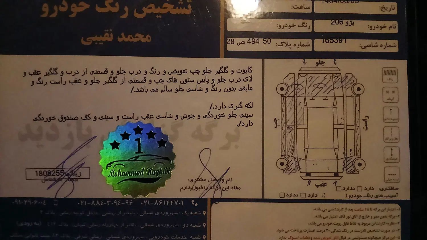پژو 206 تیپ 6 - 1389