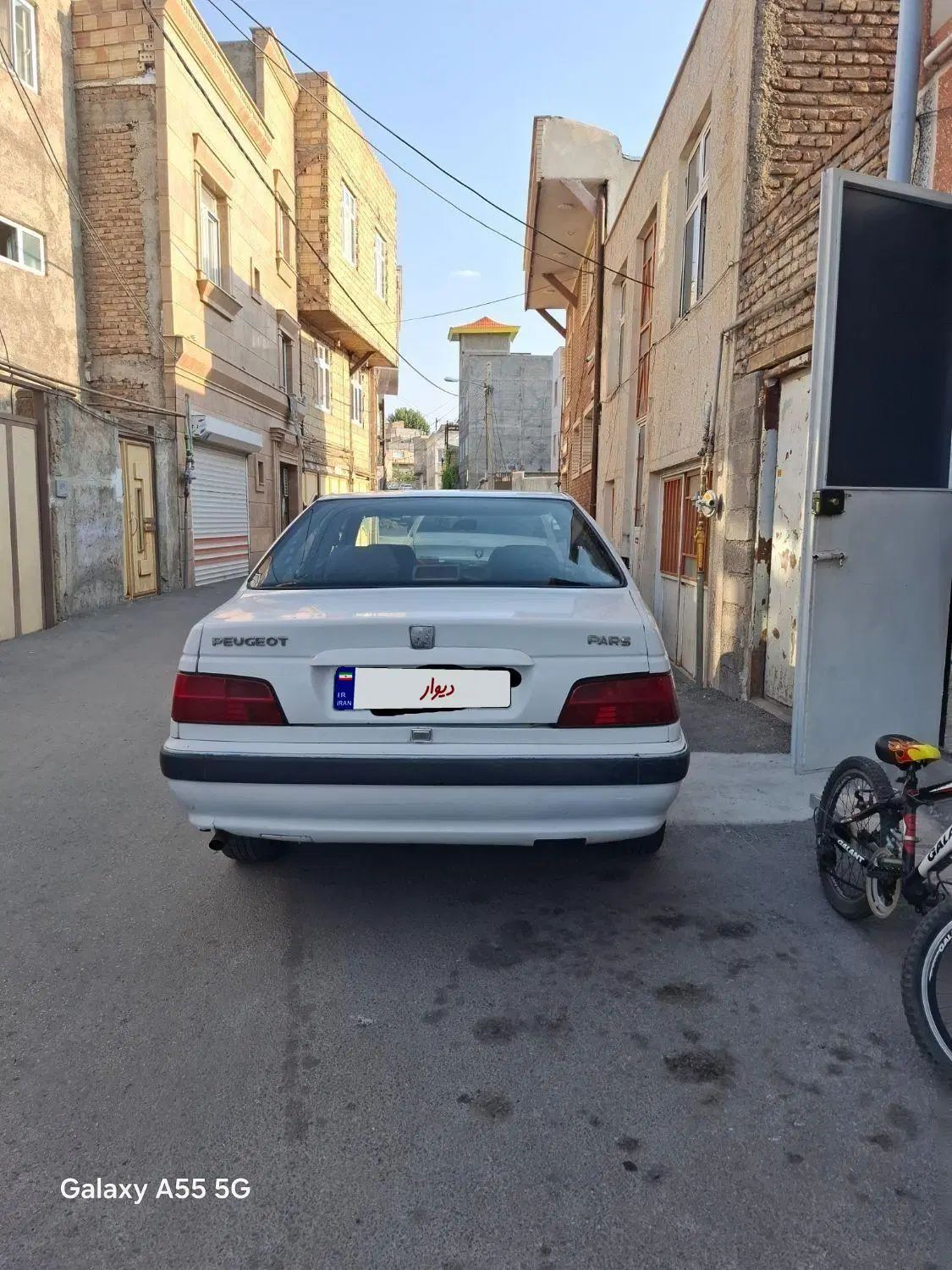 پژو پارس دوگانه سوز - 1386