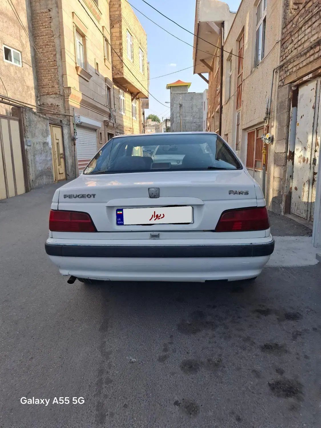 پژو پارس دوگانه سوز - 1386