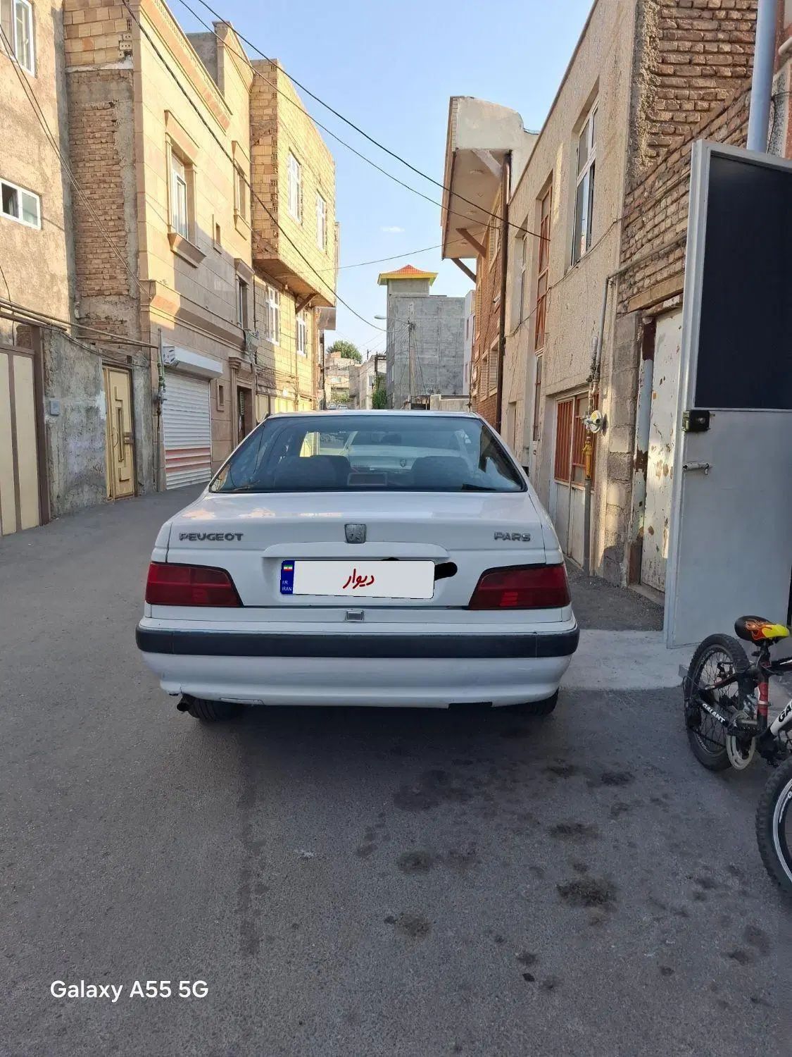 پژو پارس دوگانه سوز - 1386