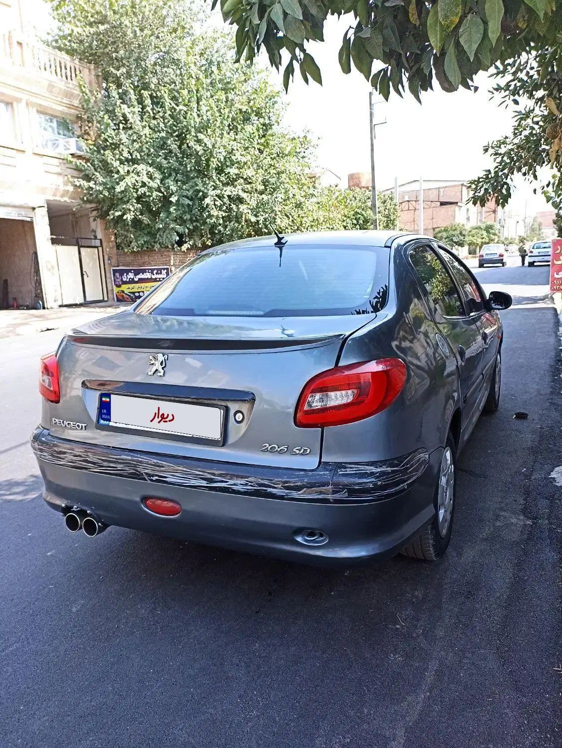 پژو ۲۰۶ صندوق دار v8 - 1389