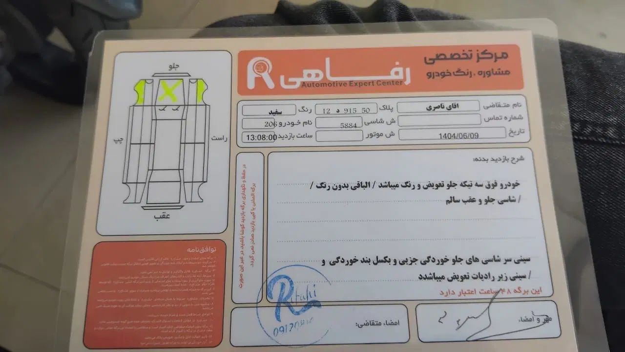 پژو 206 تیپ 2 - 1394