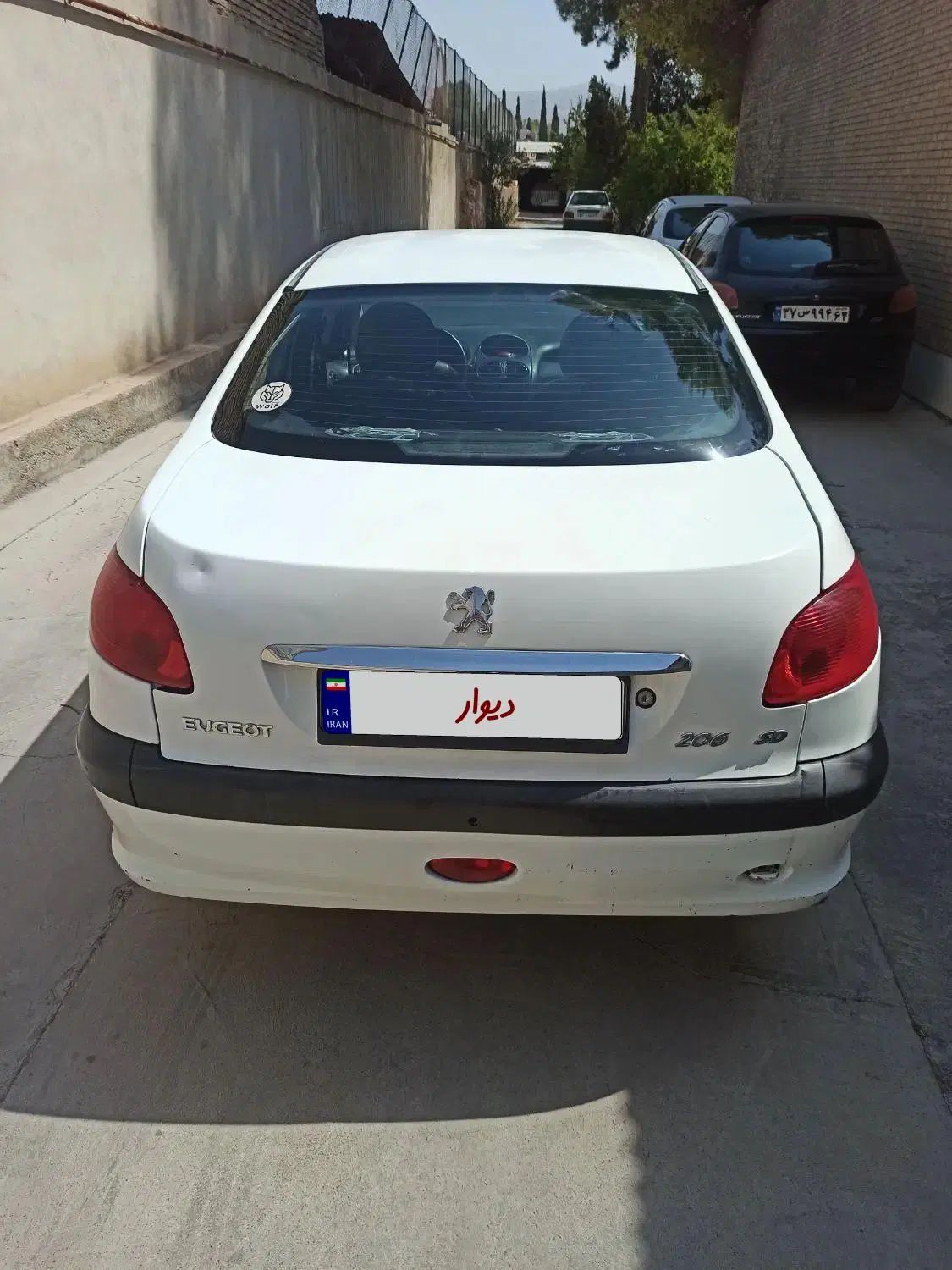 پژو ۲۰۶ صندوق دار v20 - 1387